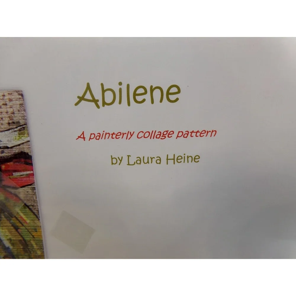 FiberWorks Quilt‎ Pattern Abilene Cow Collage Pattern by Laura Heine NEW